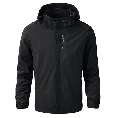 Men's Outdoor Waterproof Raincoat Lightweight Cycling Coat with Hood Streetwear Hiking Windproof Jacket Climbing Outdoor Jackets