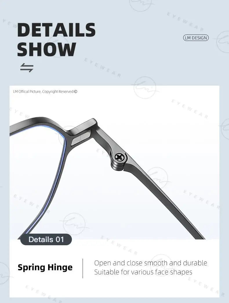 Top Brand Design Sunglasses Men Polarized 3 In 1 Magnetic Clip On Glasses Women Hexagon Night Vision Anti-Blue Light Eyeglass