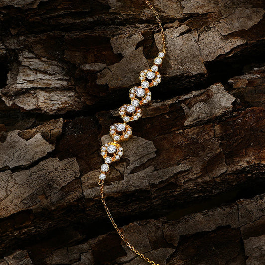Bracelet en moissanite colorée Real D pour femmes en argent sterling S925, bijou de fiançailles en or massif Au585, vente en gros
