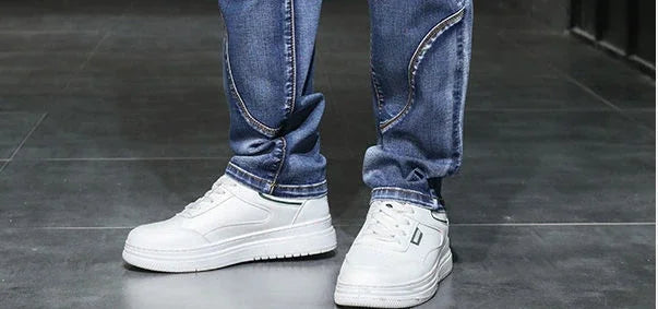 Male Cowboy Pants Straight Trousers with Pockets Blue Jeans for Men Retro Baggy Buggy Autumn Clothing Washed Original Winter Xs