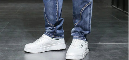 Male Cowboy Pants Straight Trousers with Pockets Blue Jeans for Men Retro Baggy Buggy Autumn Clothing Washed Original Winter Xs
