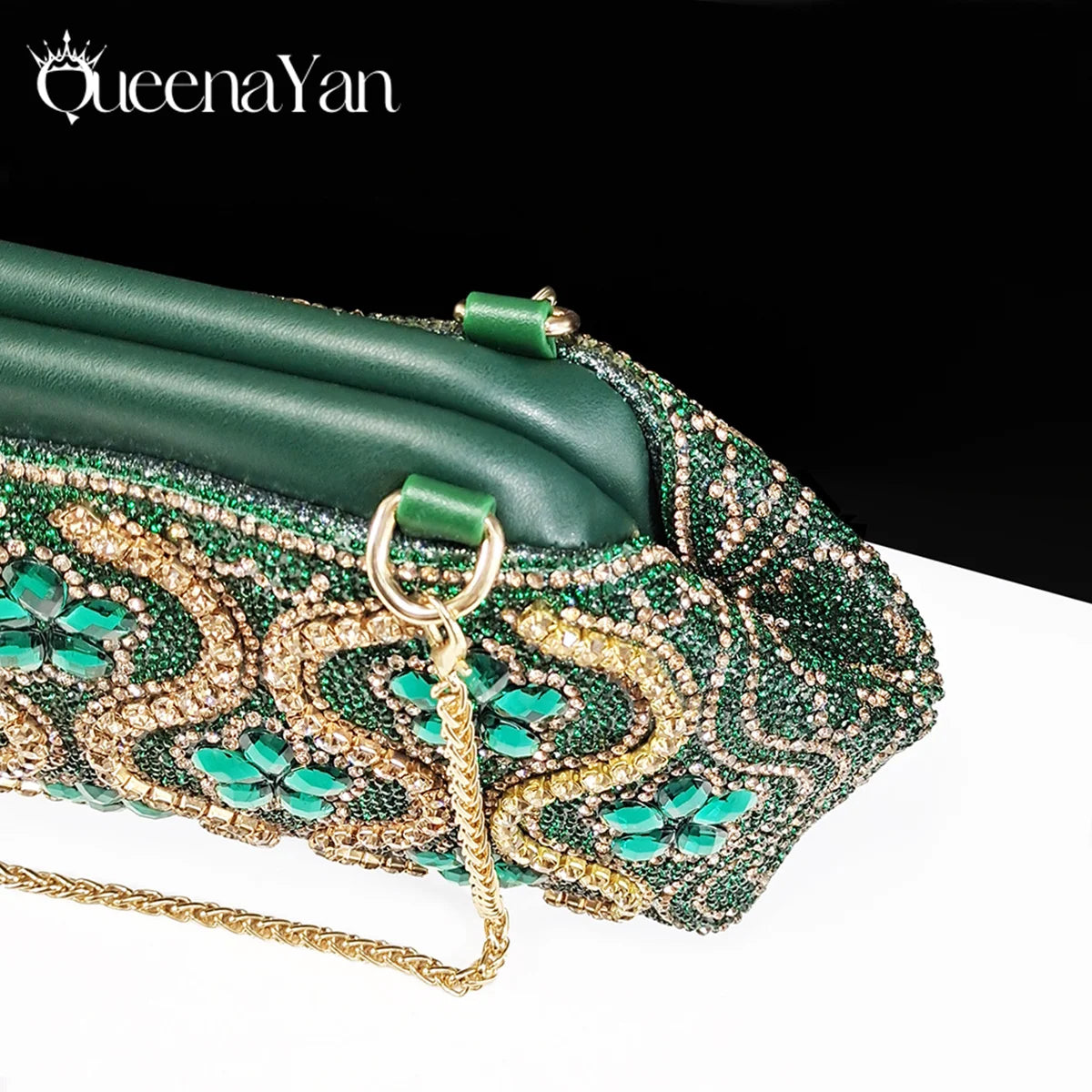 High Quality 2025 Newst Hot Selling Open Toe Slingback Sandals with Bag Set in Green Color For Women Wedding Party