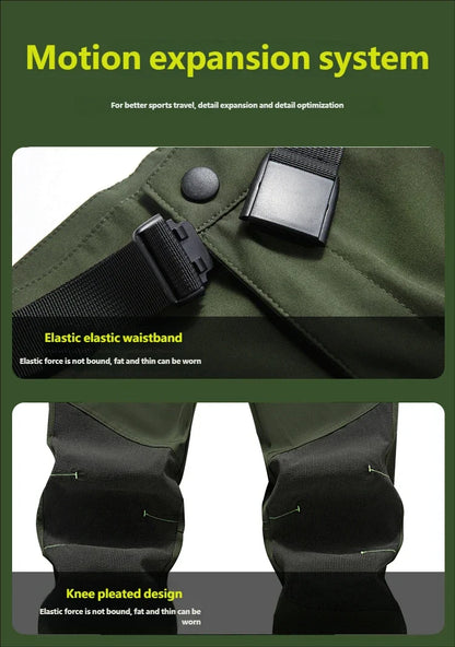 Free Belt Outdoor Cargo Pants Men Hiking Camping Quick Dry Pant Waterproof Elastic Spring Summer Climbing Trekking Trousers