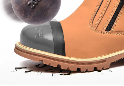 work shoes for men waterproof safety shoes man anti spark leather boots man anti puncture anti slip welder shoe black work shoes