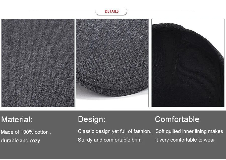 Soft Cotton Irish Cap Golf Ivy Jeff Caps Spring Summer Men Women Cabbie Newsboy Driver Gatsby Hat Boina