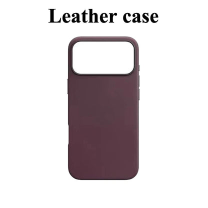 Official for Magsafe Leather Case for IPhone 17 Pro Max 17Pro with Animation Wireless Charging Protective Cover Anti-drop Case