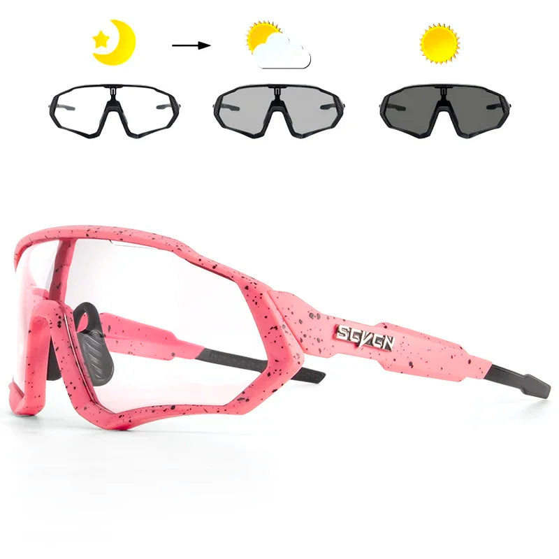 Photochromic Cycling Glasses Bicycle for Outdoor Sports Sunglasses MTB Road Goggles Bike Eyewear Men Women Cycl Equipment