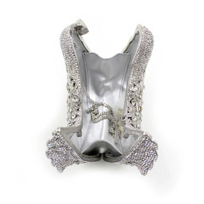Birds Doves Animals Diamond Bags Rhinestone Dinner Bags Banquet Crystal Clutch Purse Luxury Designer Handbags Unique Party Bags
