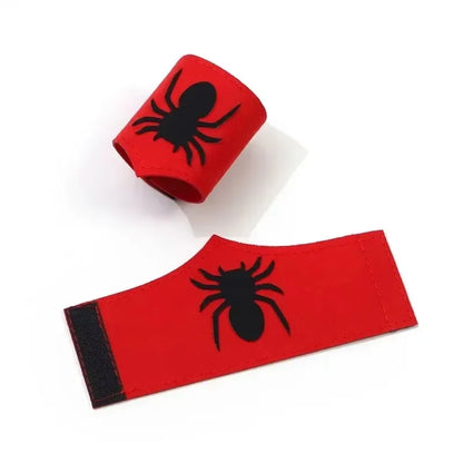 Cartoon Superhero Costume Set for Boys Girls Halloween Dress Spider Cape and Mask with Wristband Cosplay Costume
