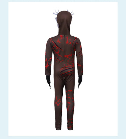 Hot 99 Nights In The Forest Deer costume Owl Cosplay Outfit Halloween Costume for Kid Nightmare Reindeer Christmas Gift