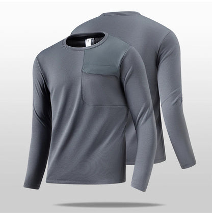 2025 Warm Long-Sleeved Fitness Jacket High-Quality Outdoor Sports Top with Stand-Up Collar for Autumn/Winter Running