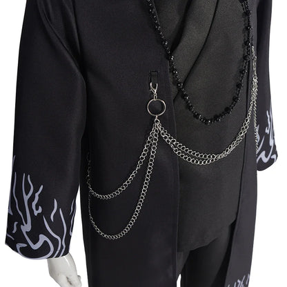 Cosplay Costumes for Kids Adults Boys Jinu Uniform Kimono Set Halloween Party Outfits