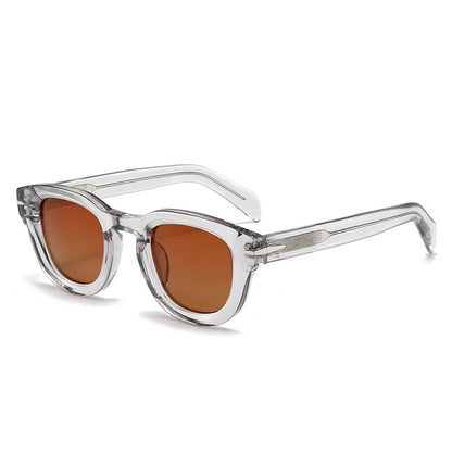 Fashion Thick Plate Acetate Lunette De Soleil Homme Retro Square Frame Personality Polarized Sunglasses Sunglasses Woman 2025