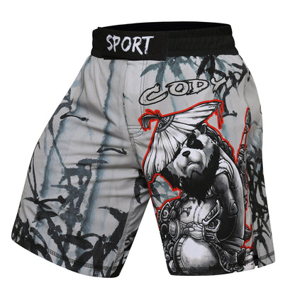 Training Fight Shorts Men's Boxing MMA Combat BJJ Grappling Fitness Muay Thai Kickboxing No Gi Shorts With Sublimation Printed