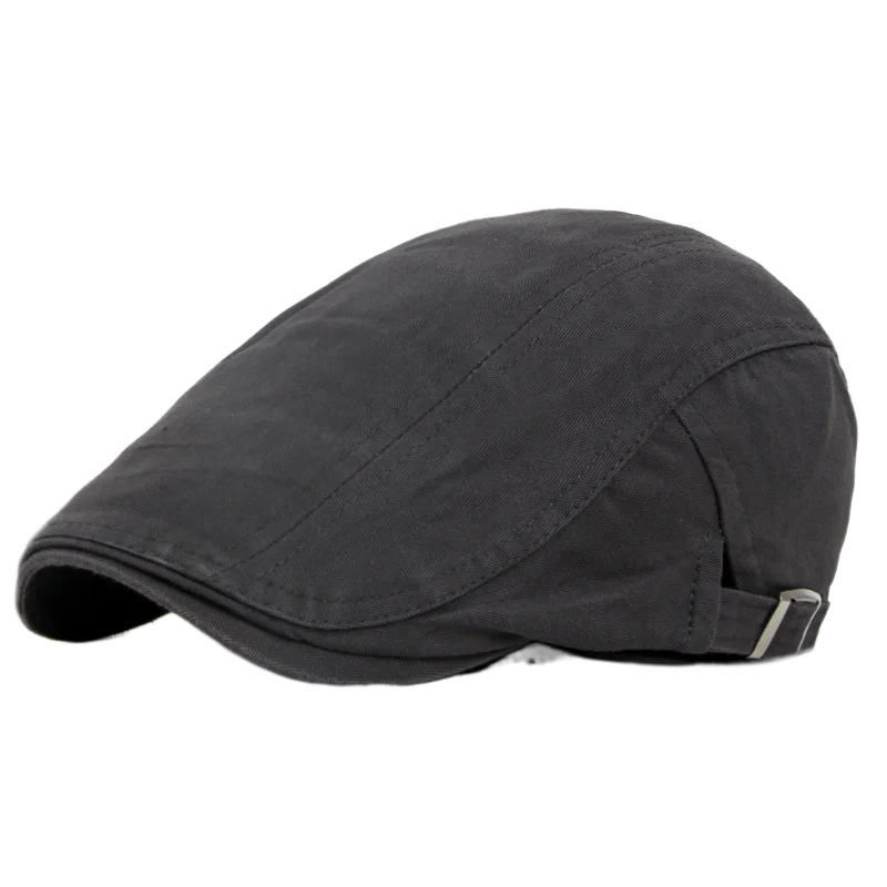 Men Women Cotton Flat Ivy Newsboy Hat Cotton Gatsby Cabbie Cap Fashion Vintage Kpop Headwear Adjustable