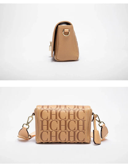 Fashionable Classic Light Luxury Design Exquisite Craftsmanship Women's New Shoulder Bag Letter PU Material Crossbody Bag