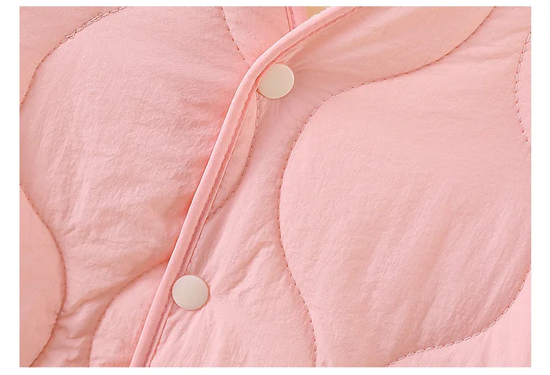Autumn Winter Baby Kids Jackets+Pants Sets Thicken Boys Girls Coat Trousers Warm Windproof Clothes Suit For Children Home Wear