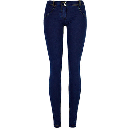 Stretch Jeans Low Waist Women Tight Skinny Denim Pants Buttock Push Up Leggings Female Pull On Pencil Trousers Bodycon Jeggings