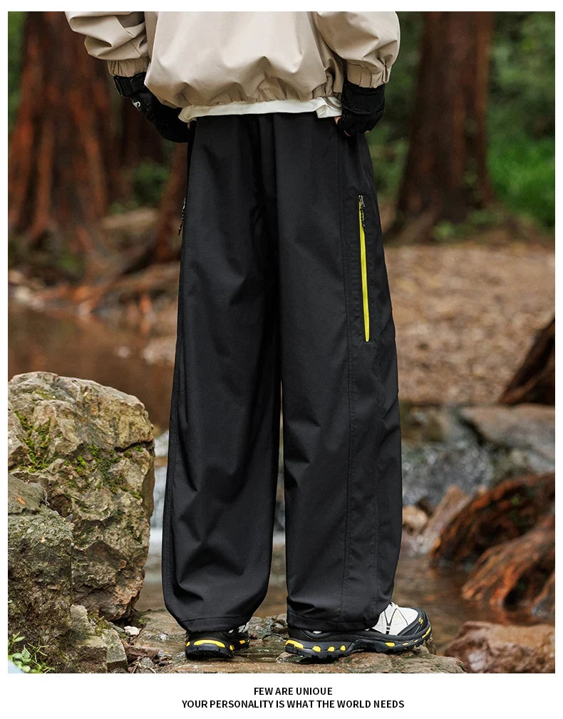 Outdoor Hiking Pants Male Waterproof Windproof Climbing Paratrooper Trousers Autumn Wear-Resistant Camping Cycling Cargo Pants