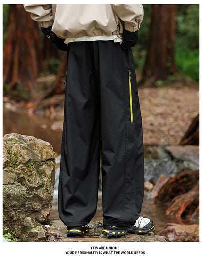 Outdoor Hiking Pants Male Waterproof Windproof Climbing Paratrooper Trousers Autumn Wear-Resistant Camping Cycling Cargo Pants