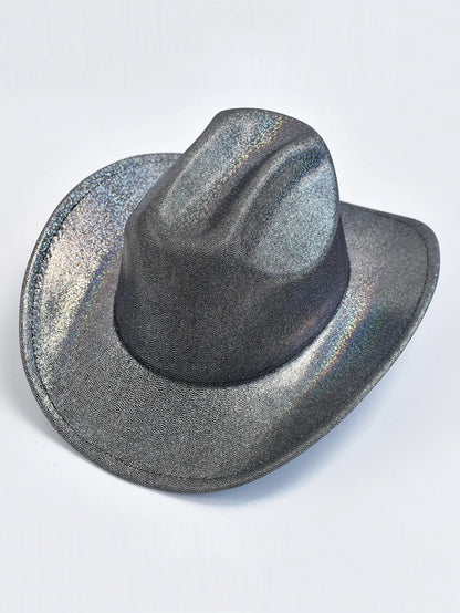 Women Solid Sequin Fedora Hat Fashion Festival Party Wedding Dress Hats Cowgirl Jazz Cap