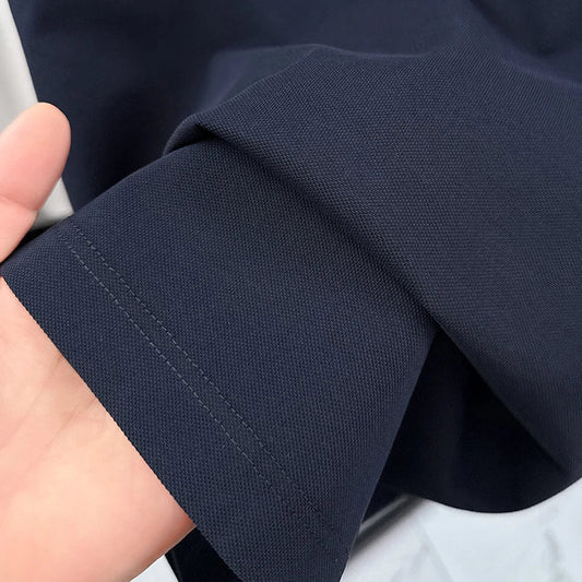 Premium Hot Sales Man Short-Sleeved Polo Shirt Lapel Button Patterned Print Golf T-Shirt Summer Business Fashion Men's Clothing