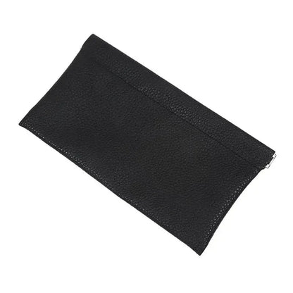 Sac de rangement en cuir PU pour portefeuille long, passeport, permis de conduire, porte-documents, câble de données, trousse à maquillage pour femmes et hommes