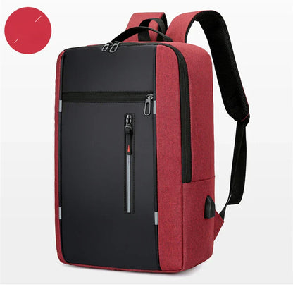 Waterproof Business Backpack Men USB School Backpacks 15.6 Inch Laptop Backpack Large Capacity Bagpacks for Men Back Pack Bags