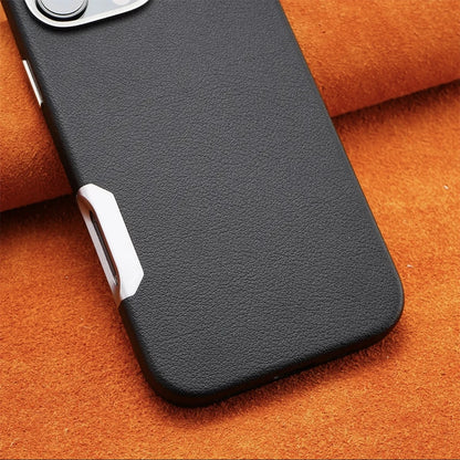 For MagSafe Luxury Business Leather Phone Case for iPhone 16 16Pro Max 16plus Magnetic Wireless Charging Matte Shockproof Cover