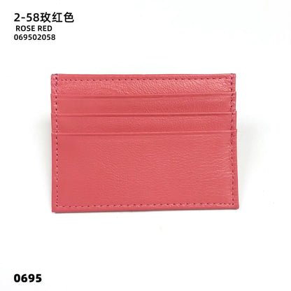 Porte-cartes en cuir de vachette avec logo personnalisé pour femme et homme, sac à cartes fin en cuir véritable, gravure du nom, portefeuille de luxe décontracté