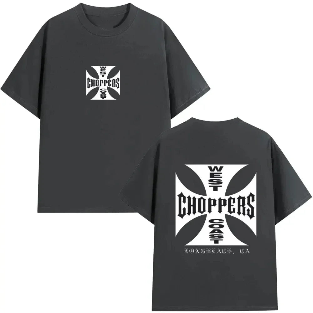 Summer Fashion T Shirt Women Men Cotton West Coast Choppers Print T-Shirt Casual Short Sleeve O-Neck Tshirt Vintage Clothing Tee