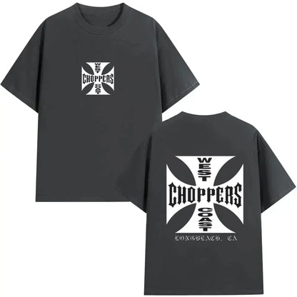 Summer Fashion T Shirt Women Men Cotton West Coast Choppers Print T-Shirt Casual Short Sleeve O-Neck Tshirt Vintage Clothing Tee