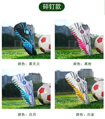 Men's football shoes with stud pattern for men, women, children, boys, teenagers, sports sneakers, outdoor training shoes