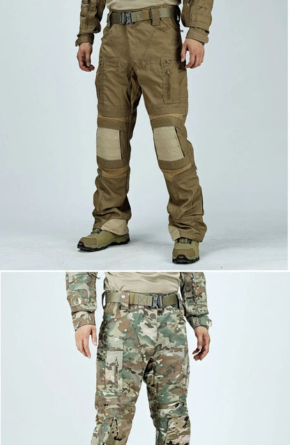 Waterproof Cargo Pant Man Tactical Pants Military Training Combat Trousers Multi Pockets Wear-Resistant Men Pants Outdoor Hiking