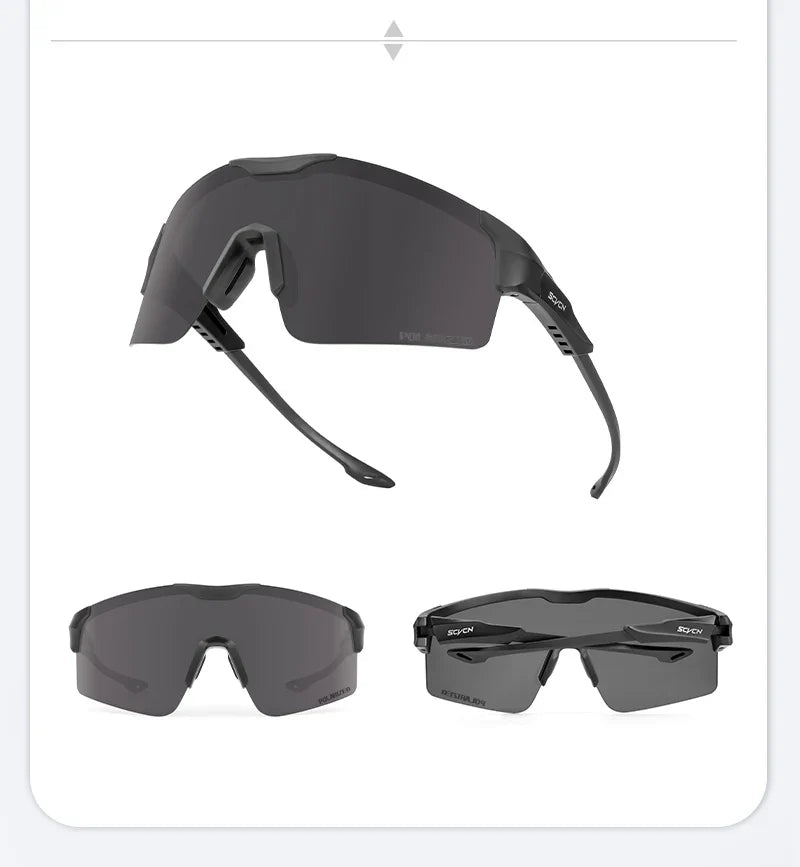 Hiking Eyewear Sunglasses Polarized Cycling Glasses for Men Sports MTB Mountain Goggles Women Bicycle Road Bike Protection