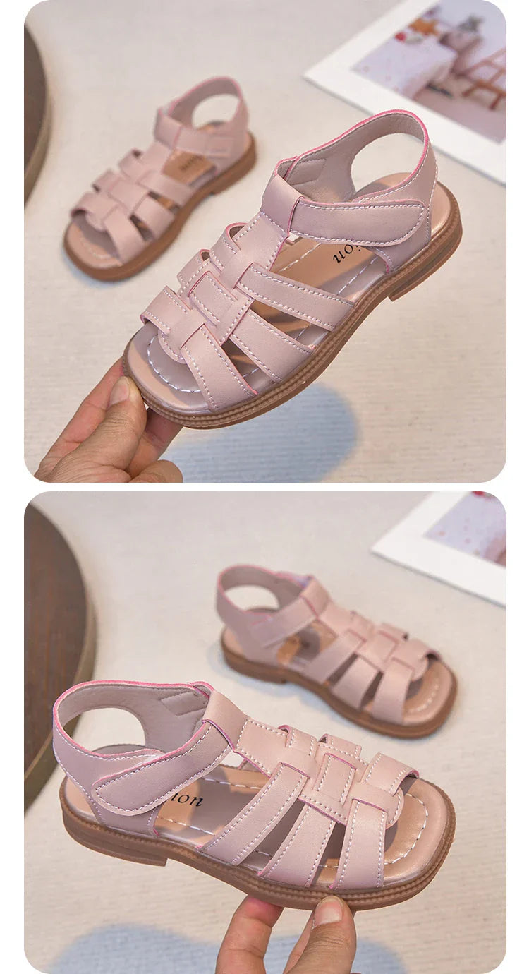 2026 Summer New Kids Sandals for Boys Girls Unisex Fashion Open Toes Candy Colors Children Beach Shoes Anti-skid Breathable Hot