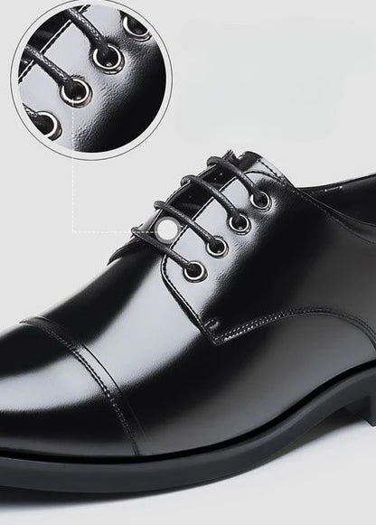Round Toe Lace Up Business Social Shoe for Men Casual High Quality Fashion 2025 Style New Spring Autumn Dress Loafers Shoes Man