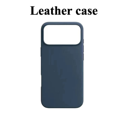 Official for Magsafe Leather Case for IPhone 17 Pro Max 17Pro with Animation Wireless Charging Protective Cover Anti-drop Case