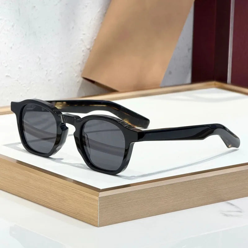 Modern Square Classical Sunglasses Men Women Handmade Fashion High Street Premium Quality UV400 Glasses with Case