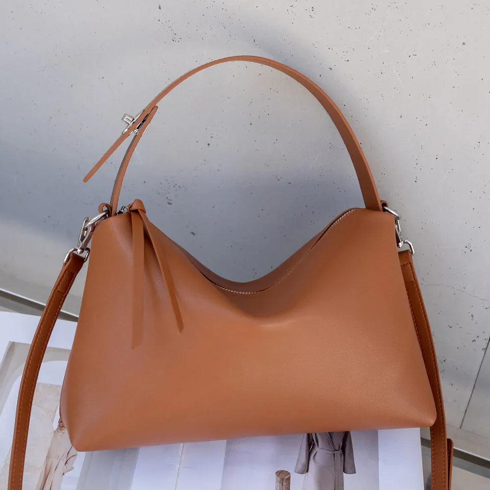 Genuine Grade Autumn Winter Big Boston Luxury Designer Tote Soft Matte Suede Leather Women Handbag Female Shoulder Crossbody Bag