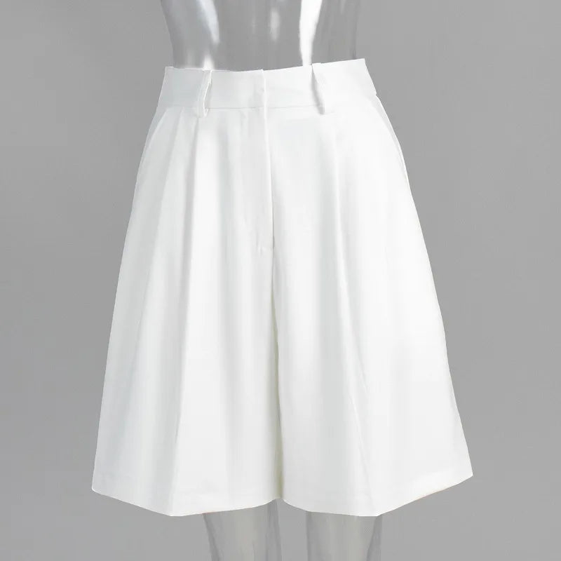 Straight-leg Pants 2026 Summer Shorts Temperament Casual Versatile Loose and Thin Five-point Suit Shorts