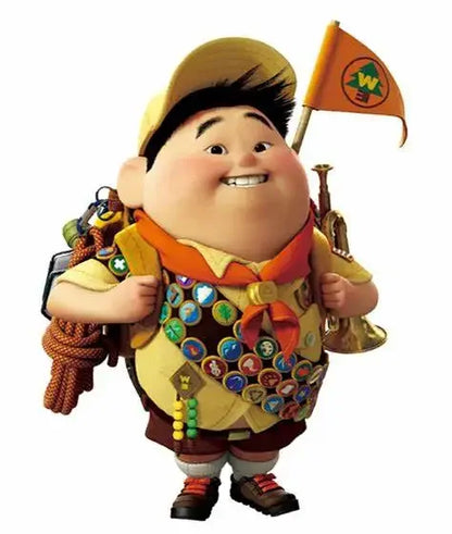 Up Cosplay Costume, Little Boy Russell, Little Explorer, Anime Movie Character Performance Costume, Cosplay Costume Russell