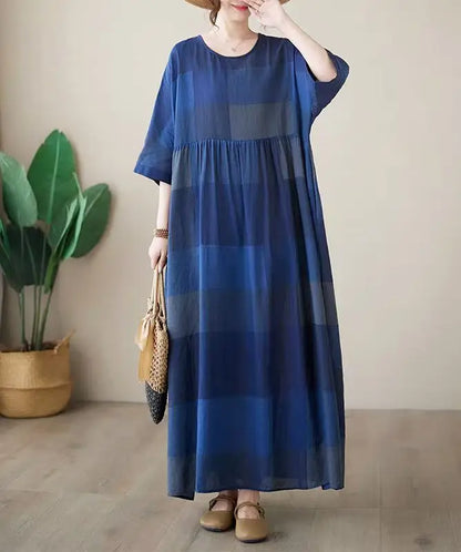 Robe Plus Size 100KG Summer Dress Women Floral Loose Vestidos Para Mujer Casual Maxi Print Cotton Linen Oversized BOHO