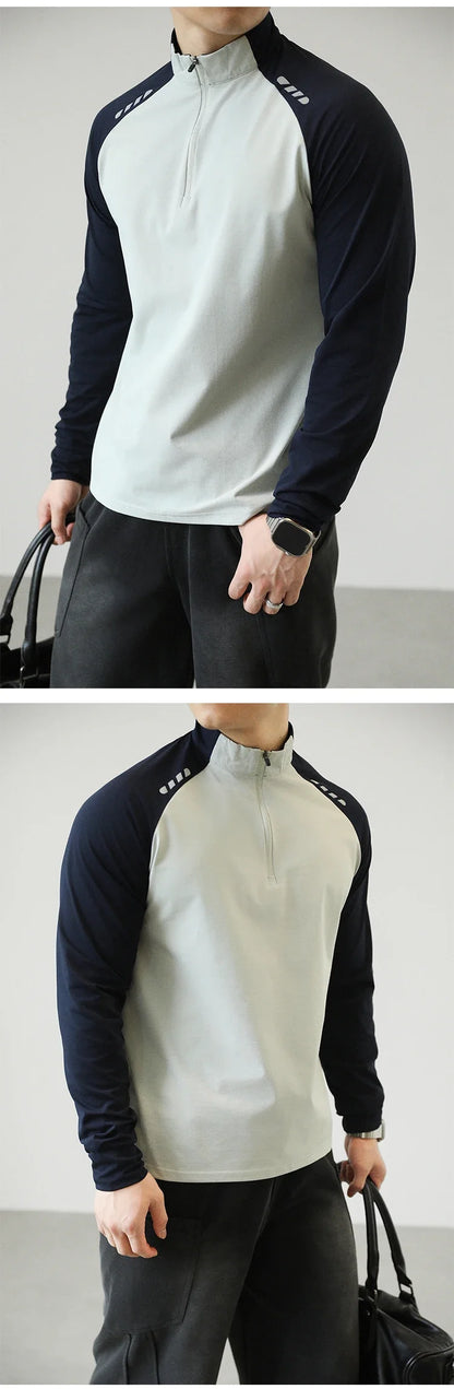 Men's Quick-drying Fitness Sportswear  Quick - Dry Outdoor Cycling & Fitness Long - Sleeve T - Shirt