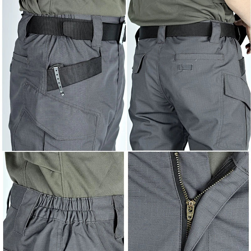 Camouflage Men Pants Tactical Cargo Pants Splash-Proof Men's Trousers Anti-Tear Multi-Pockets Outdoor Hiking Working Pant New