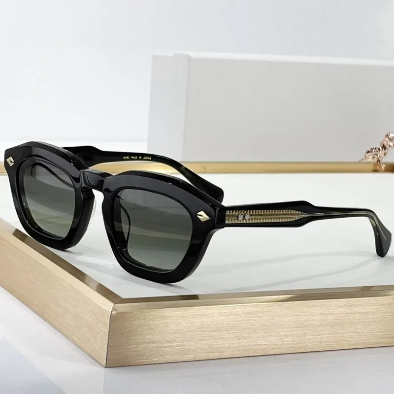 New Arrivals Square Handmade Sunglasses Thick Acetate Luxury Brand Design High Street A+Quality UV400 Outdoor VENENO with Case