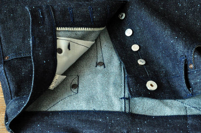 Men Jeans Sanforized Selvedge Raw Denim Denim Jeans for Men Linum Silver Button Cotton Wide Leg Loos Fit