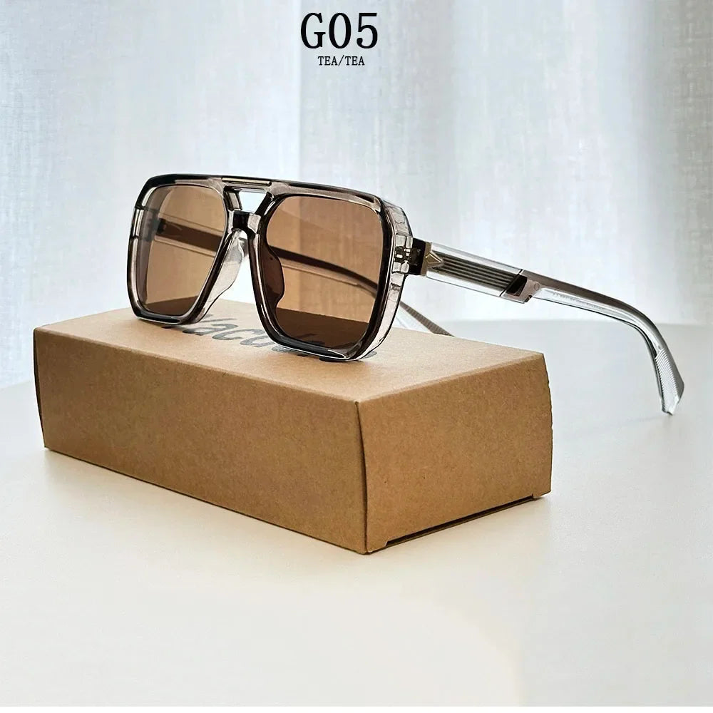 New In Vintage Sunglass Men Luxury Square Sunglasses Women Fashion Glasses Dropshipping Gafas De Sol Hombre Lunette Soleil Femme