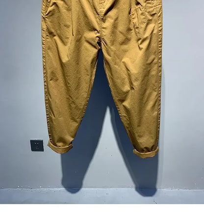 Quick-drying Thin Versatile Solid Color Loose Fashion Harren Long Summer Men's Comfortable Small Feet Casual Pants