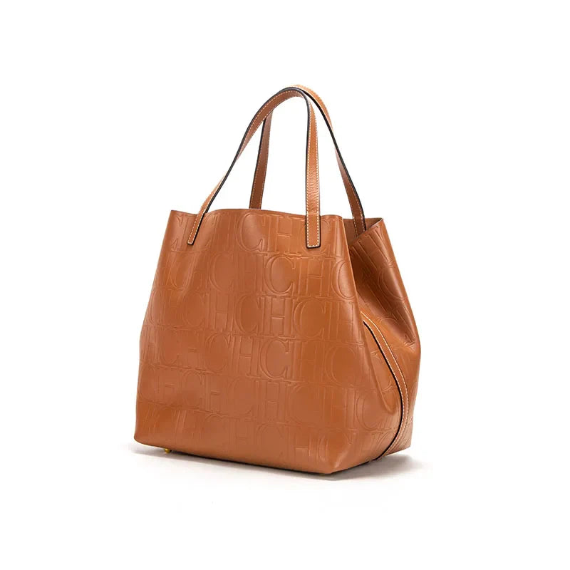 Classic Retro Fashion Simple Hundred Casual Exquisite Solid Color Elegant Large Capacity Ladies Handbag